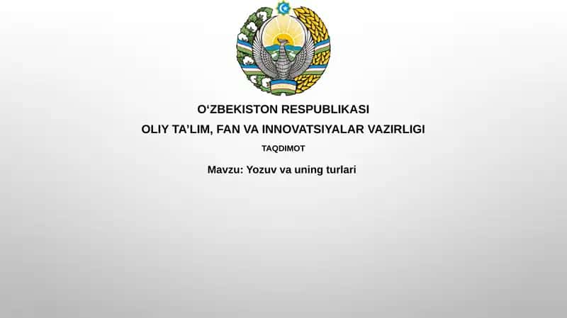 Yozuvvauningturlari 1
