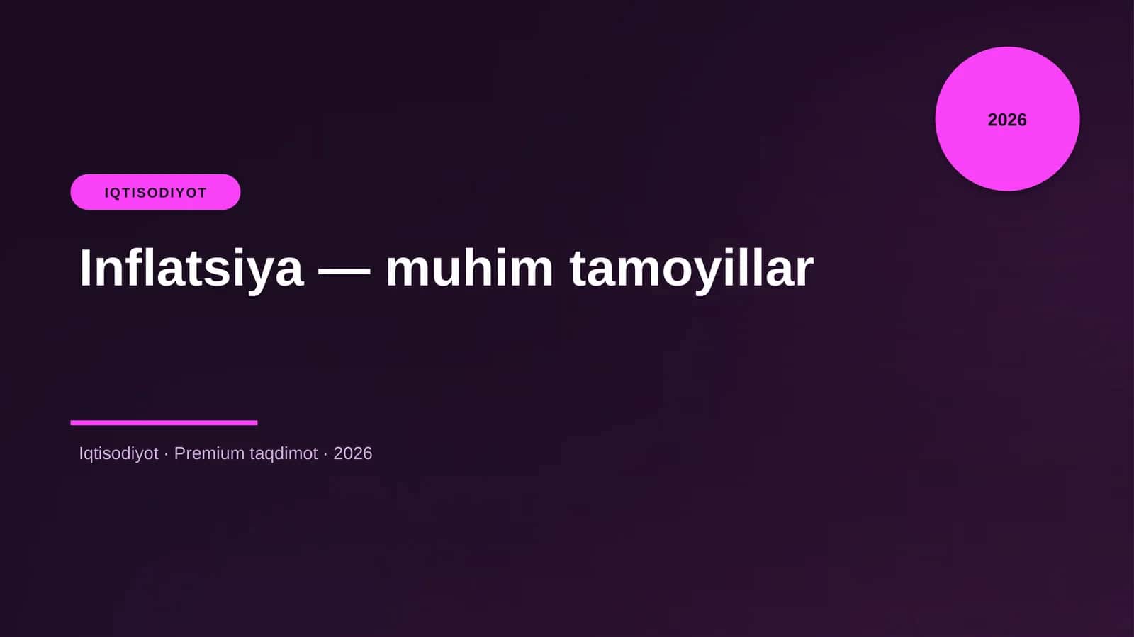 Inflatsiya — muhim tamoyillar 1