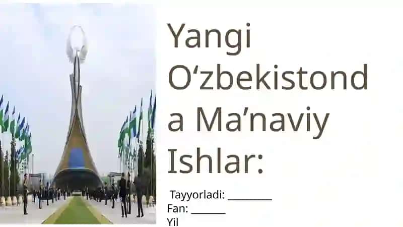 Ma'naviy Ishlar 1