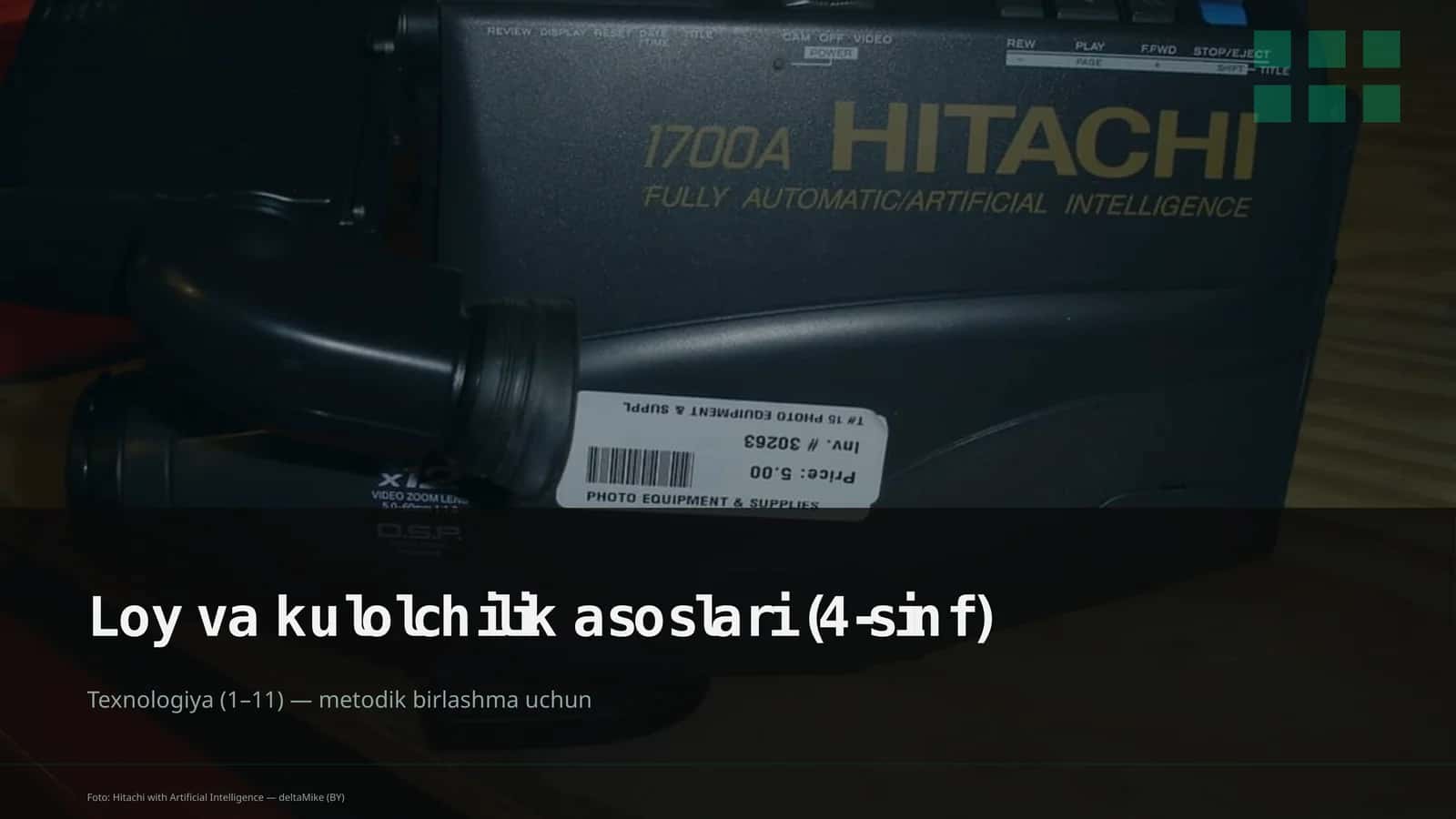 Loy va kulolchilik asoslari (4-sinf) 1