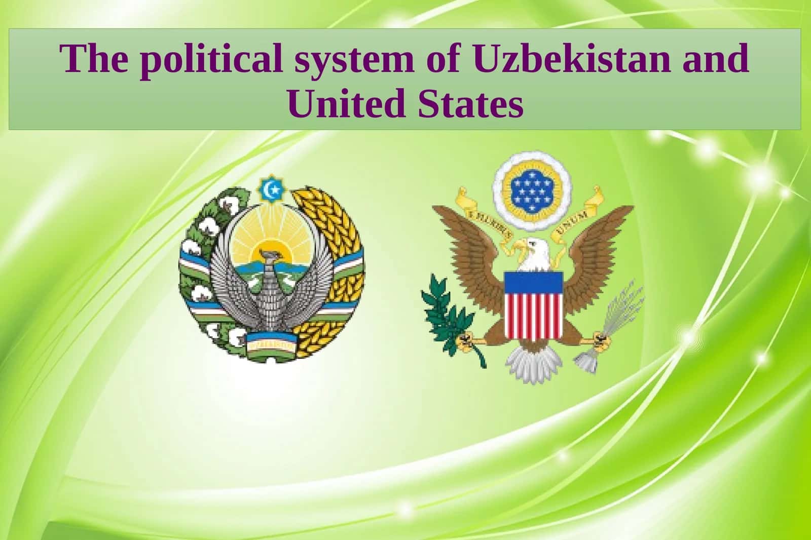 The Political System of Uzbekistan and United States 1