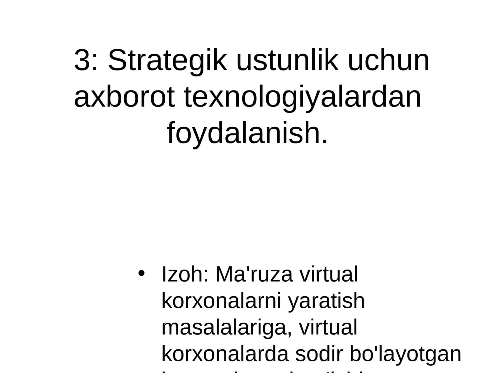 Virtual korxonalarni yaratish texnologiyalari 1