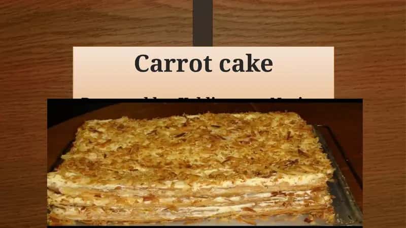 Carrot Cake 1