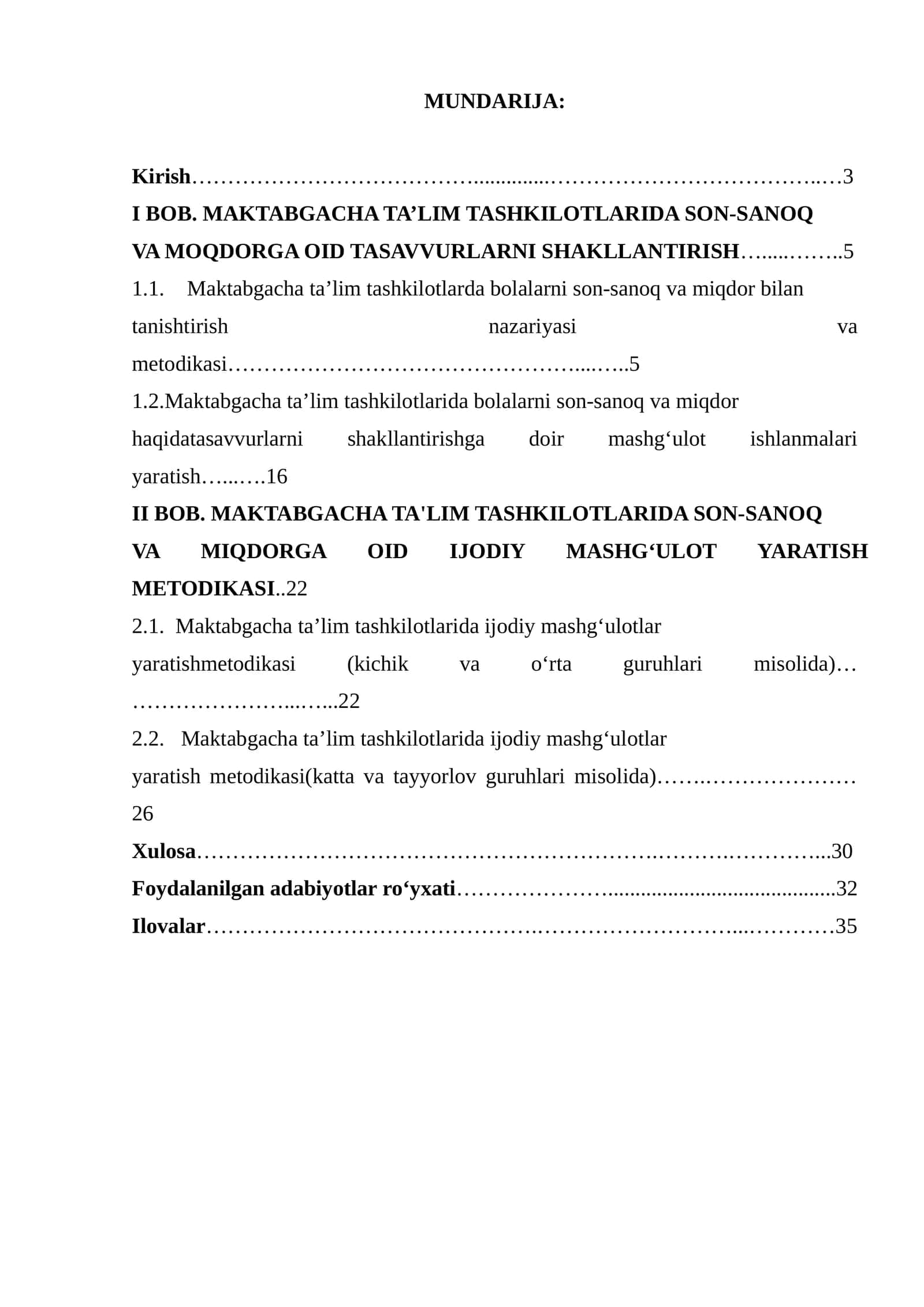 BOB. MAKTABGACHA TA’LIM TASHKILOTLARIDA SON-SANOQ VA MOQDORGA OID TASAVVURLARNI SHAKLLANTIRISH 1