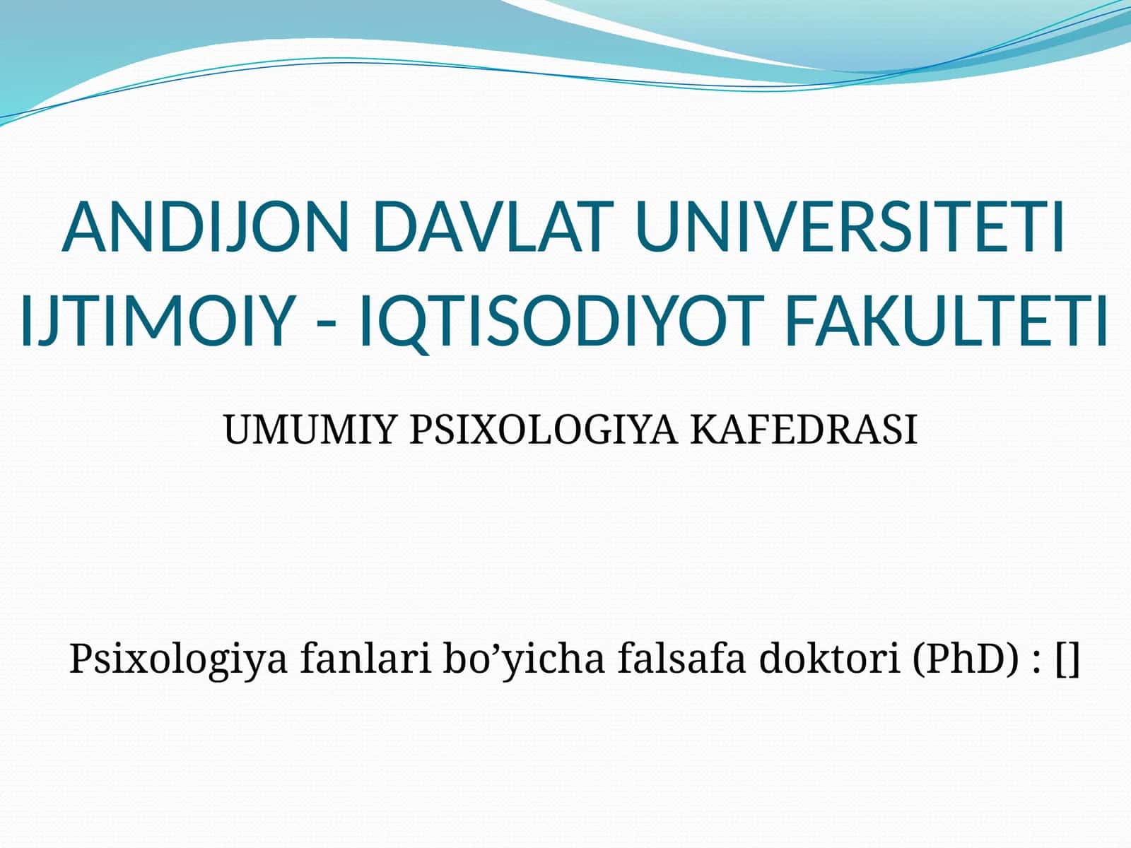 Umumiy psixologiya fanining predmeti va tarixi 1