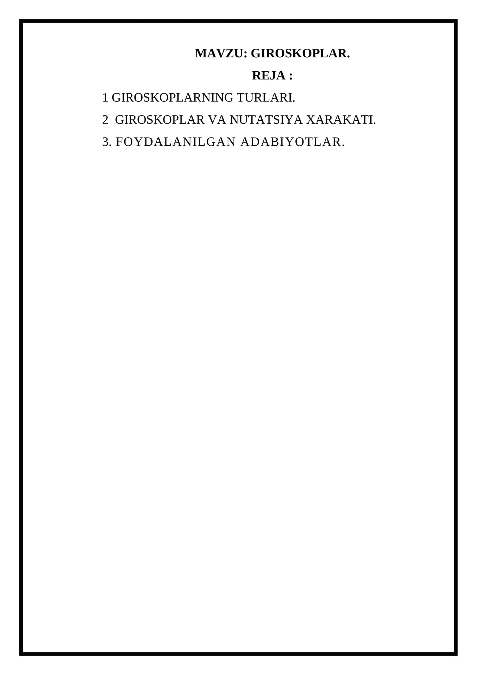 GIROSKOPLAR 1