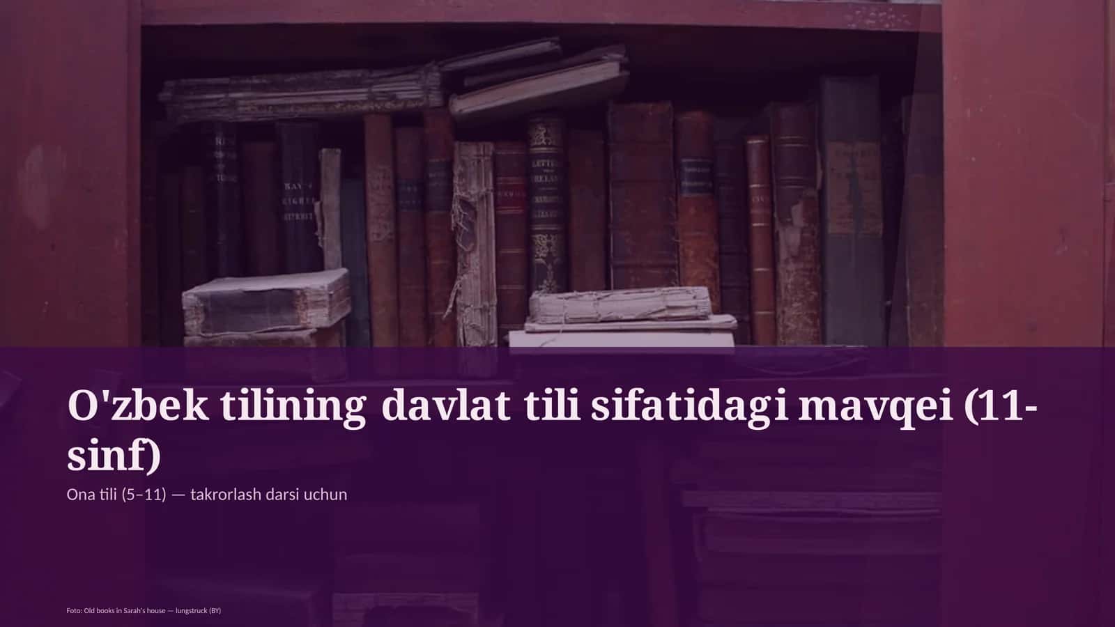 Ona tili (5– 1