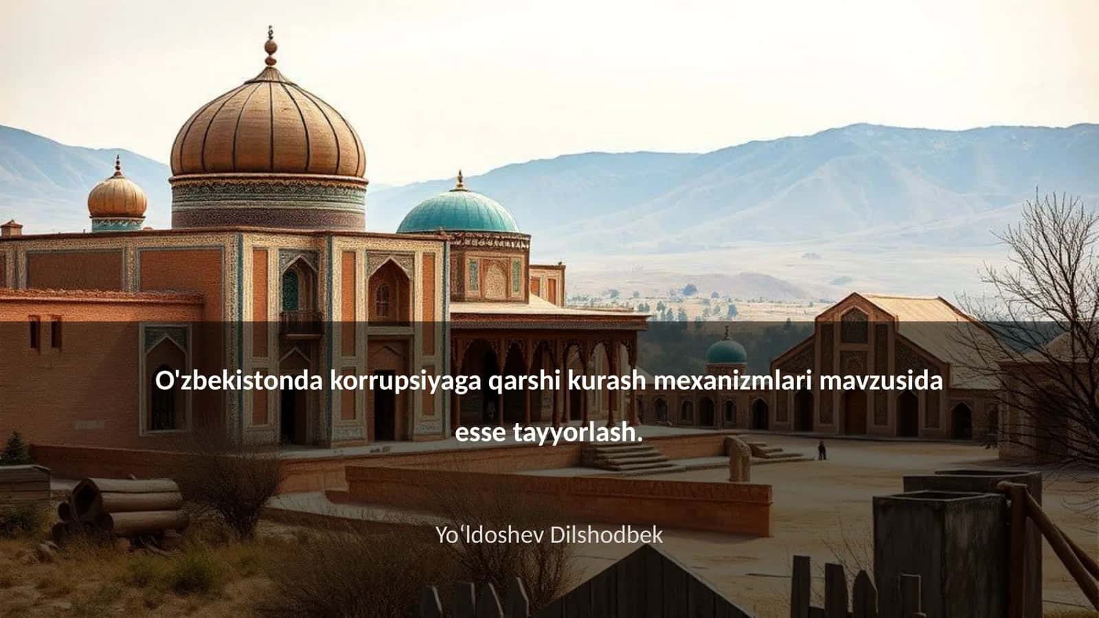 O'zbekistonda korrupsiyaga qarshi kurash mexanizmlari 1