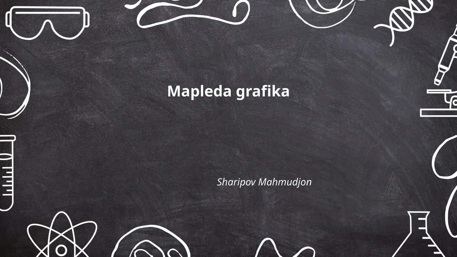 Mapleda grafika 1