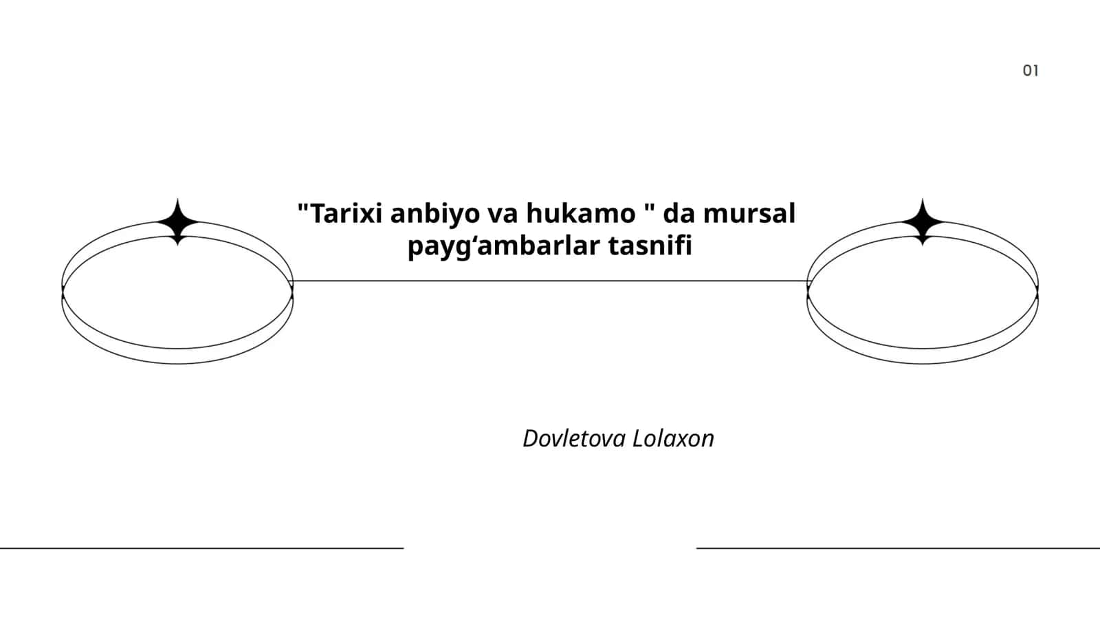 Mursal payg‘ambarlar tasnifi 1