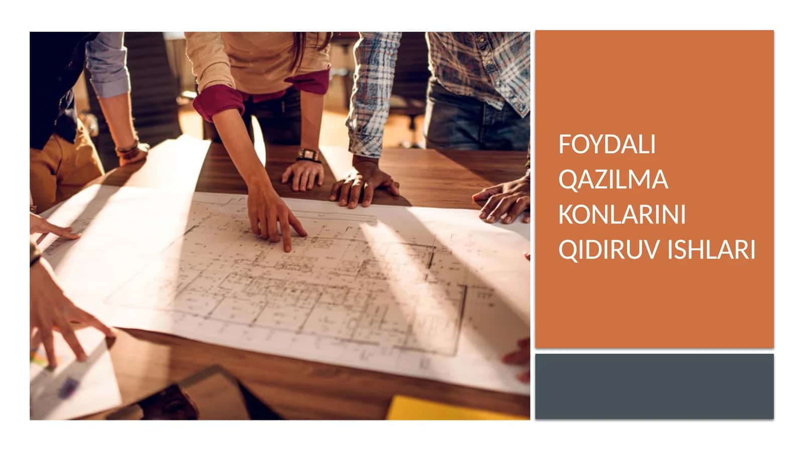 Foydali qazilma konlarini qidiruv ishlari 1