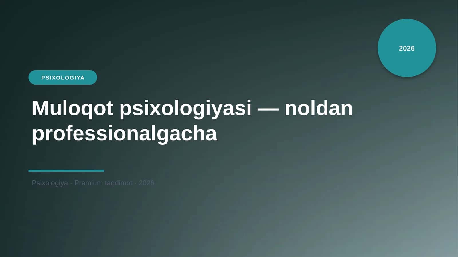 Muloqot psixologiyasi — noldan professionalgacha 1