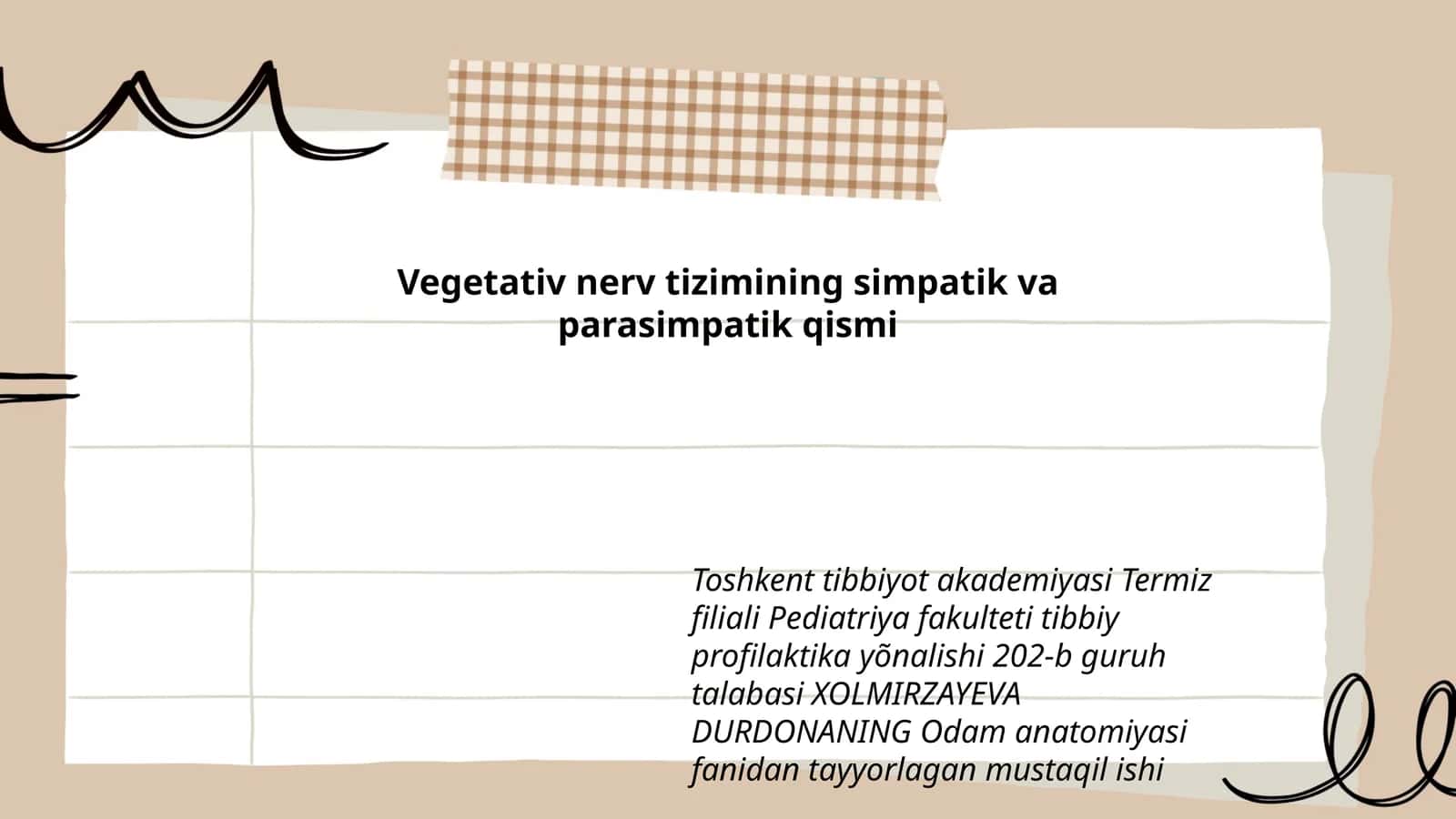 Vegetativ nerv tizimining simpatik va parasimpatik qismi 1
