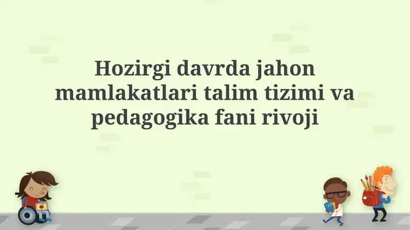 Pedagogika fanlari 1