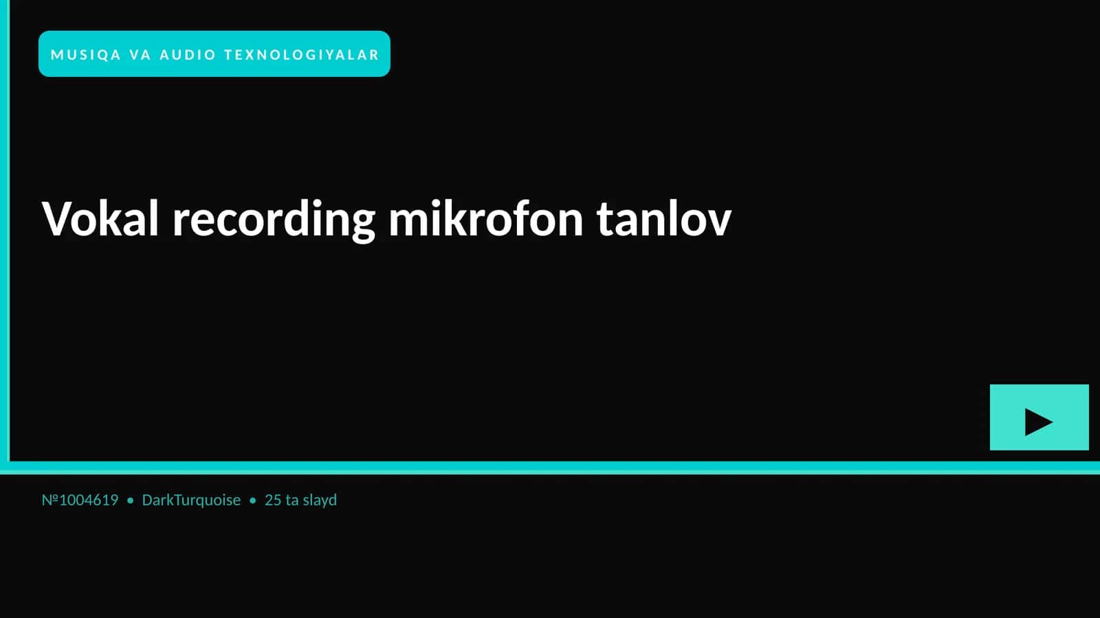 Vokal recording mikrofon tanlov 1