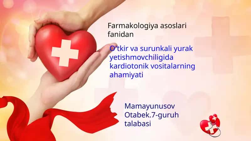 Farmakologiya asoslari fanidan 1