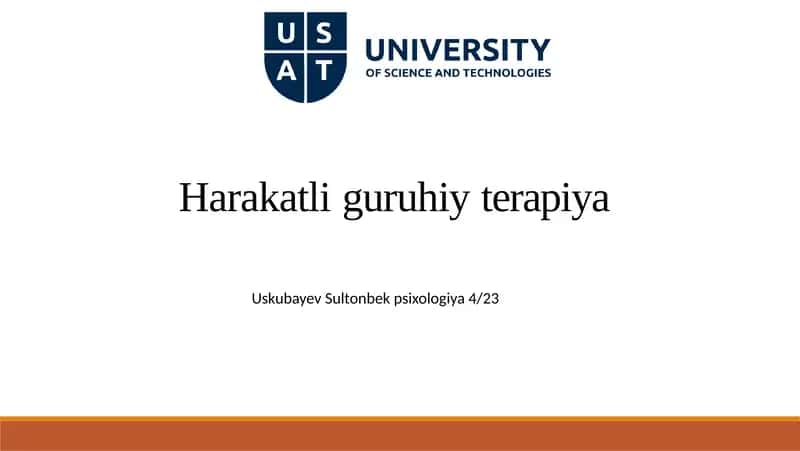 Harakatliguruhiyterapiya 1