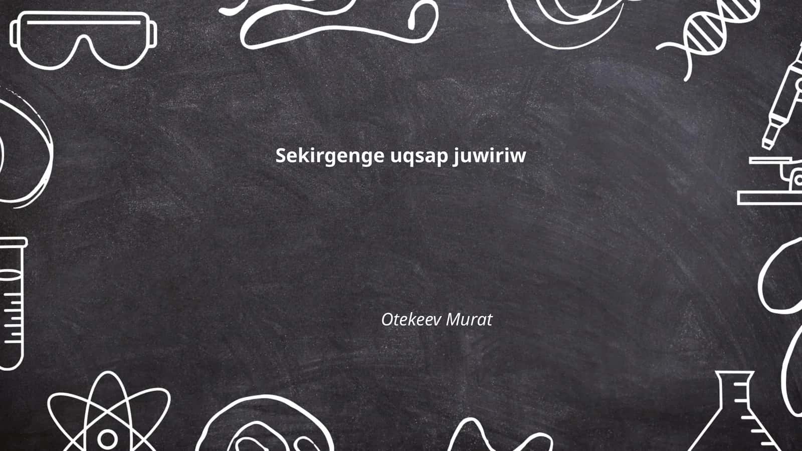 Sekirgenge raqs san'ati 1