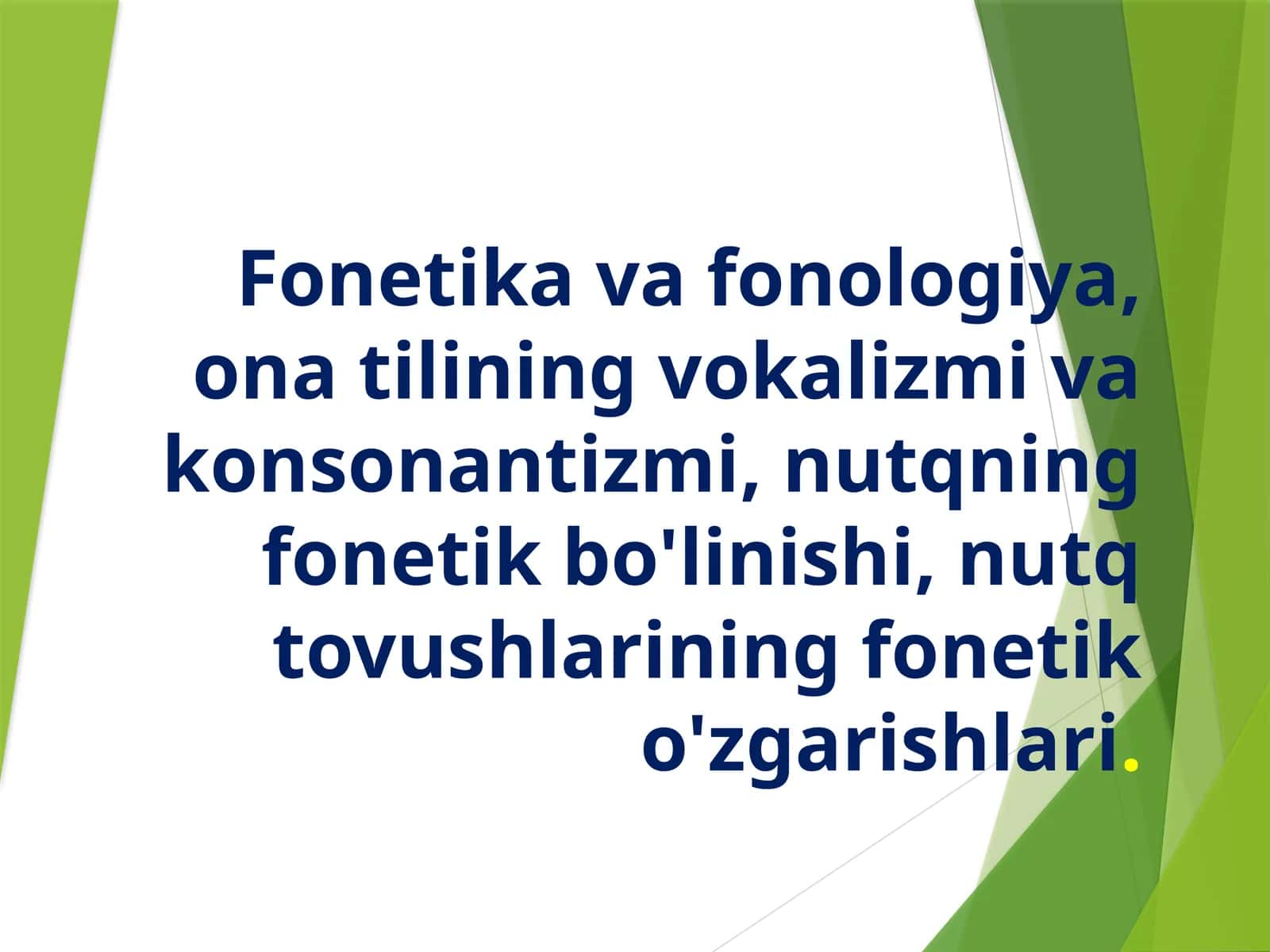 Fonetika va fonologiya 1