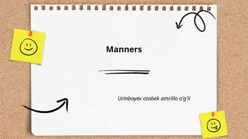 Manners 1