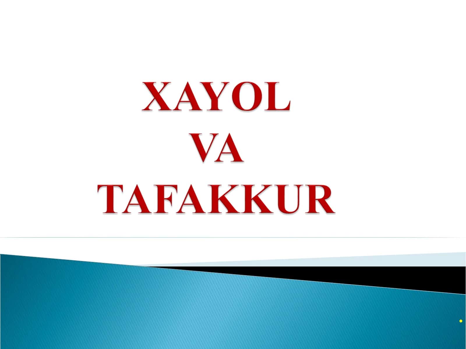 Xayol-obrazlar yaratish asoslarini o'rganish 1