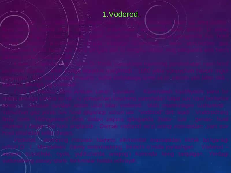 Vodorod 1