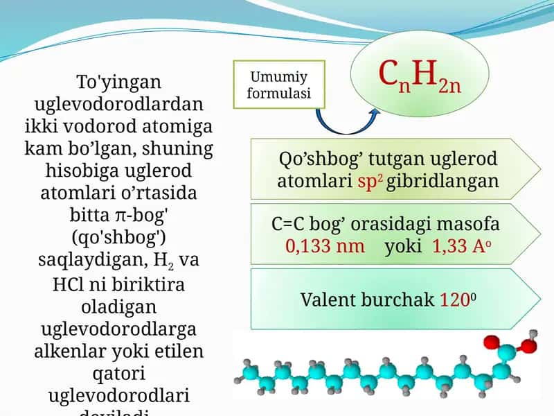 Uglevodorlardan ikki vodorod atomiga kam bo’lgan uglevodorodlar 1