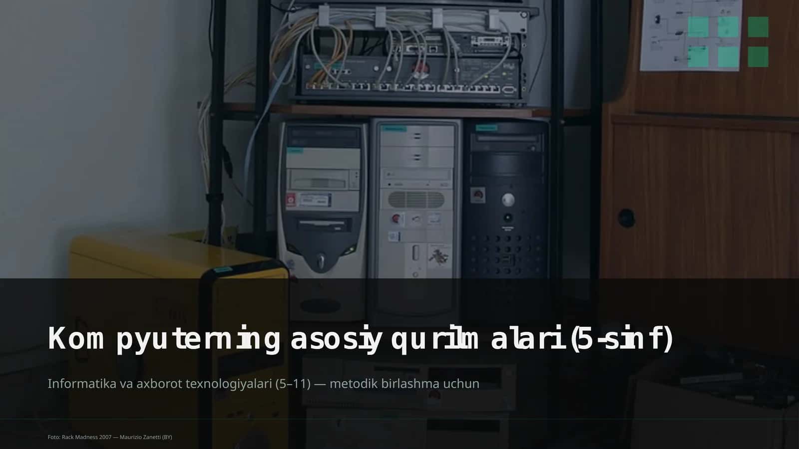 Kompyuterning asosiy qurilmalari (5-sinf) 1