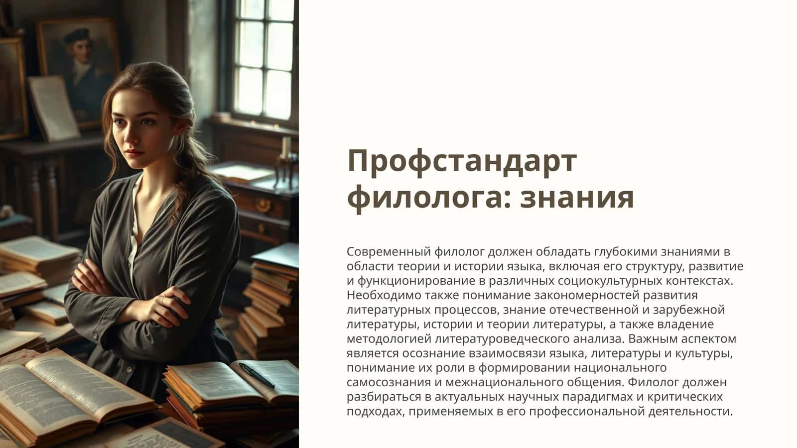 Профстандартфилолога:знания 1
