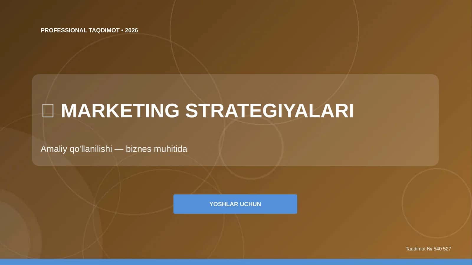 MARKETING STRATEGIYALARI 1