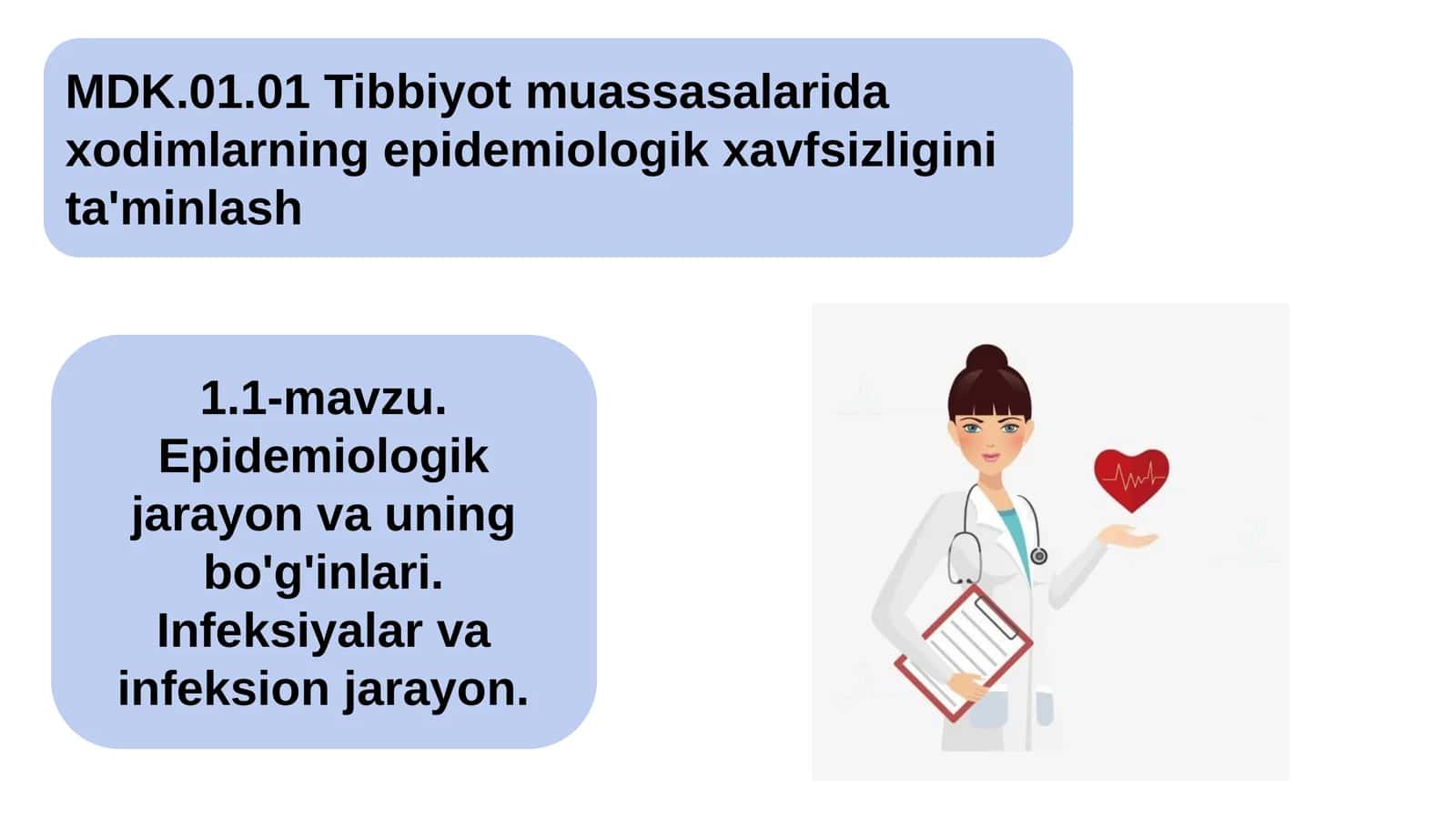 Epidemik jarayon va uning asosiy bo'g'inlari 1