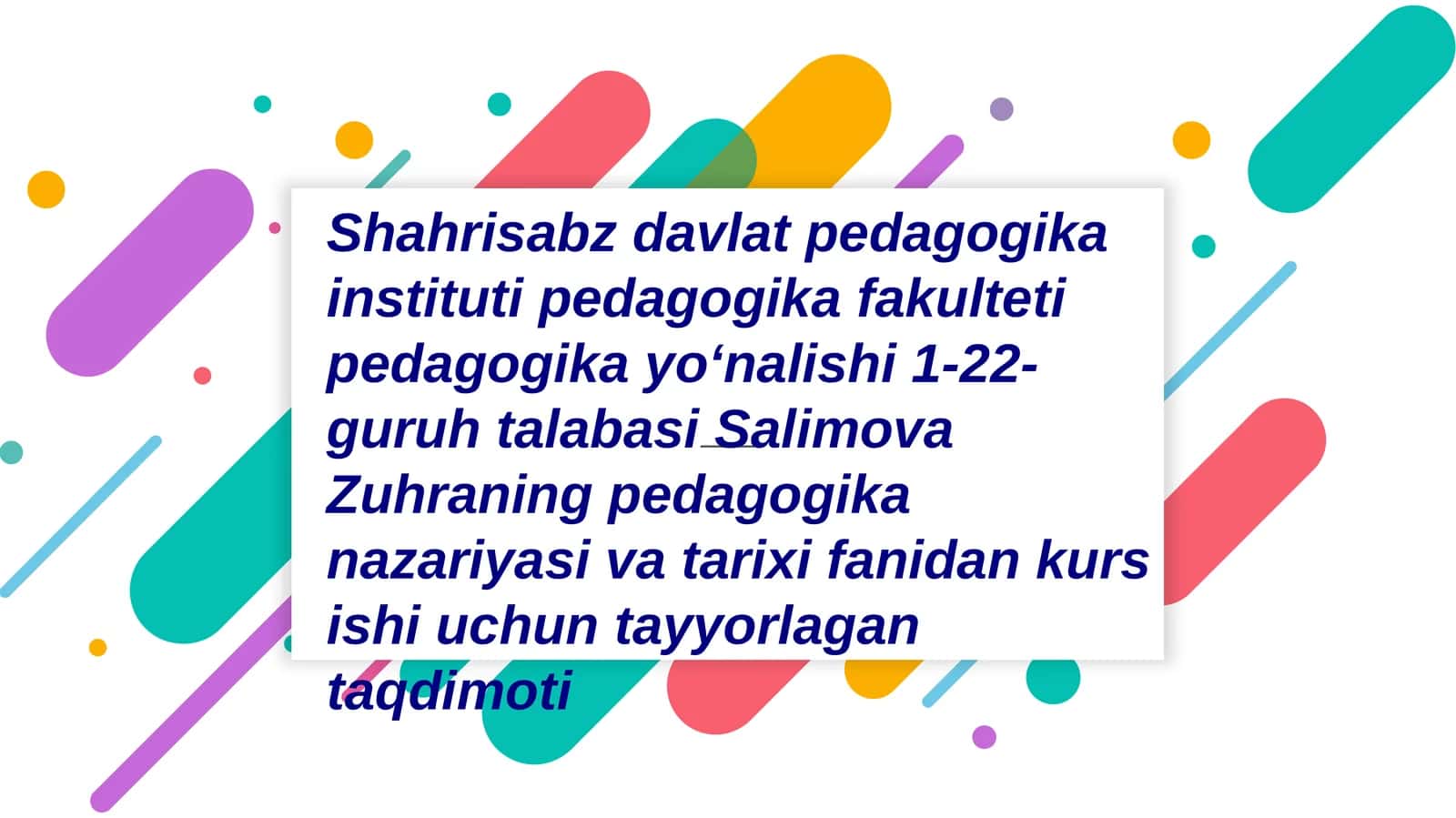 Yetimlikning kelib chiqish sababi 1