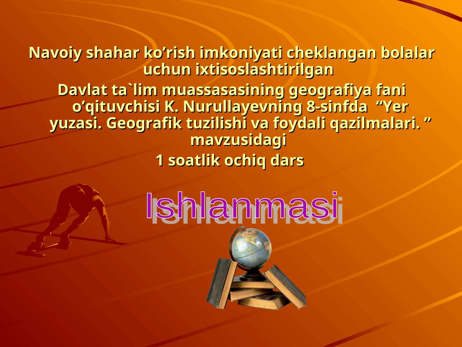 Yer yuzasi. Geografik tuzilishi va foydali qazilmalari 1