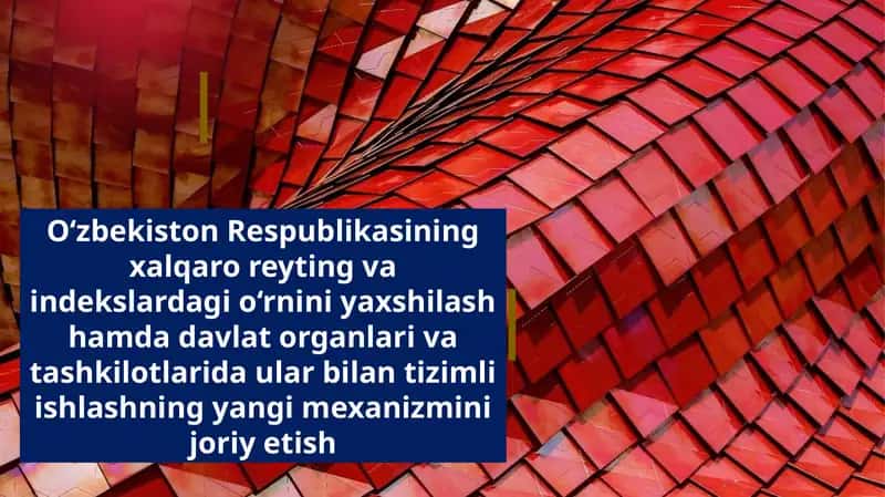 XALQARO REYTING VA INDEKSLARNI MUVOFIQLASHTIRUVCHI ME'YORIY HUJJATLAR 1