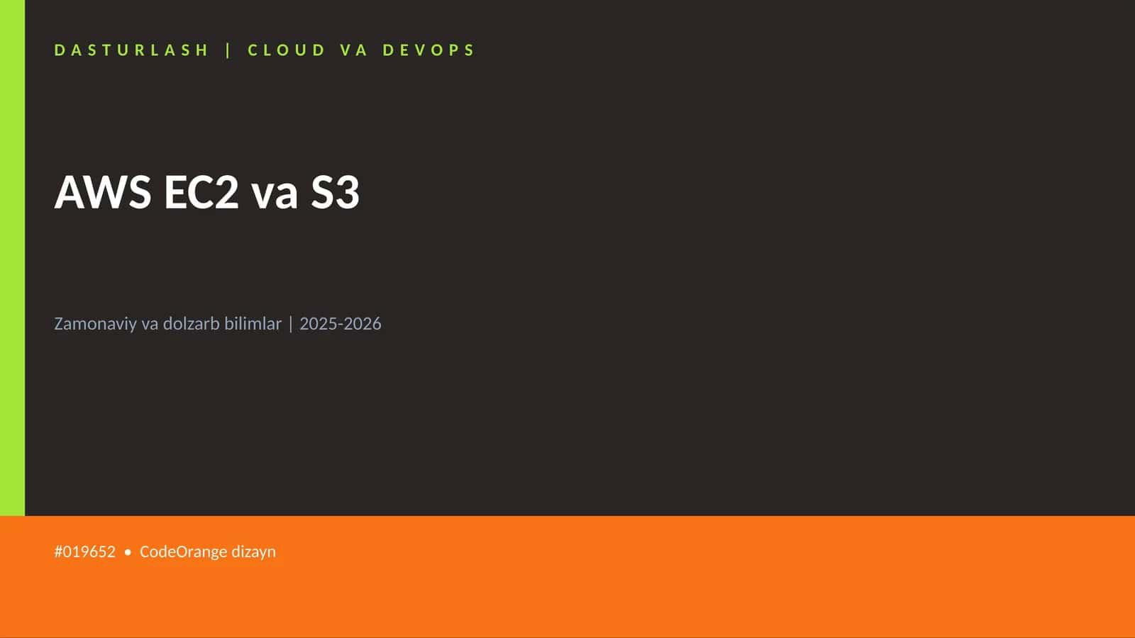 AWS EC2 va S3 1