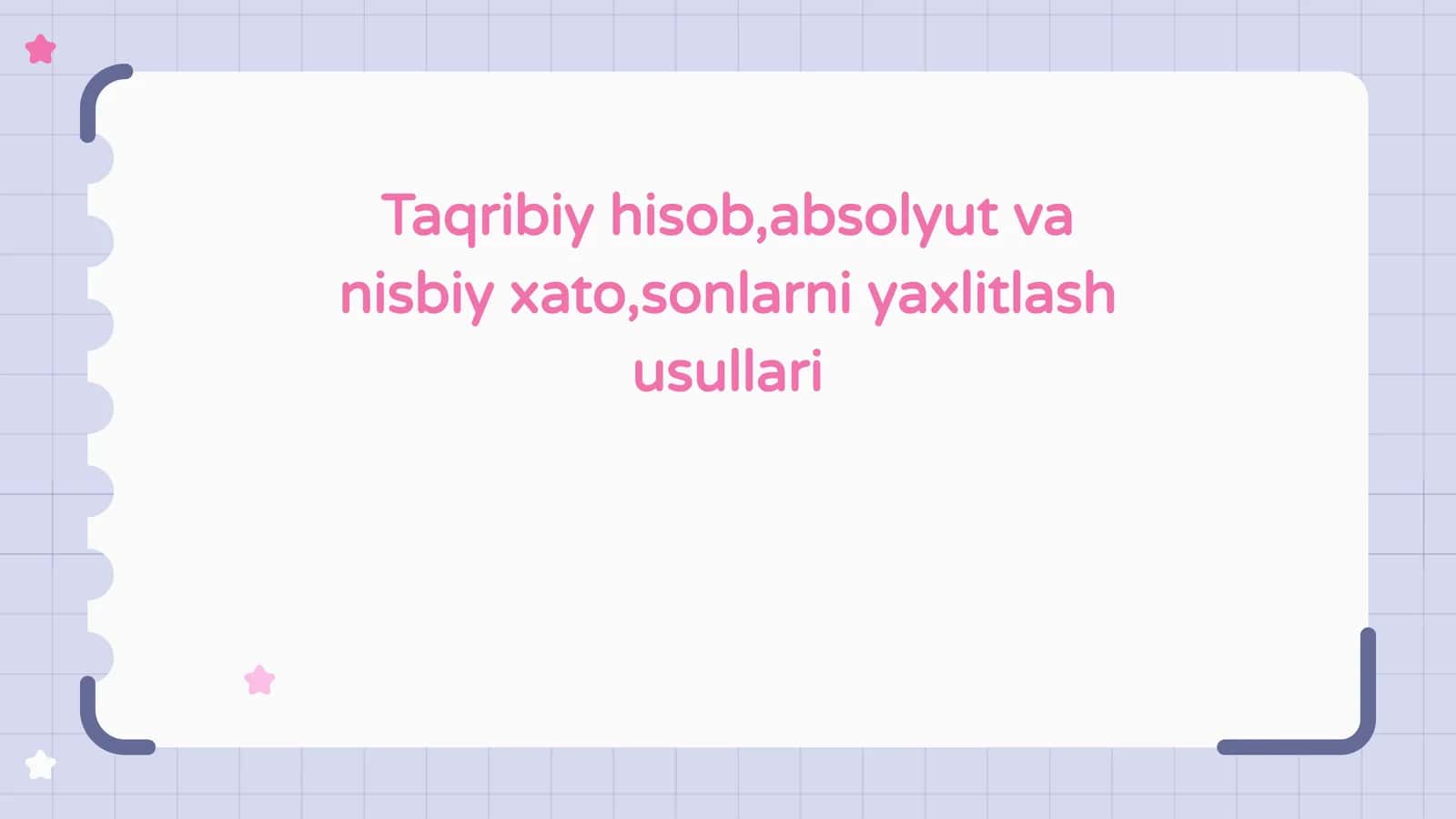 Sonlarni yaxlitlash usullari 1