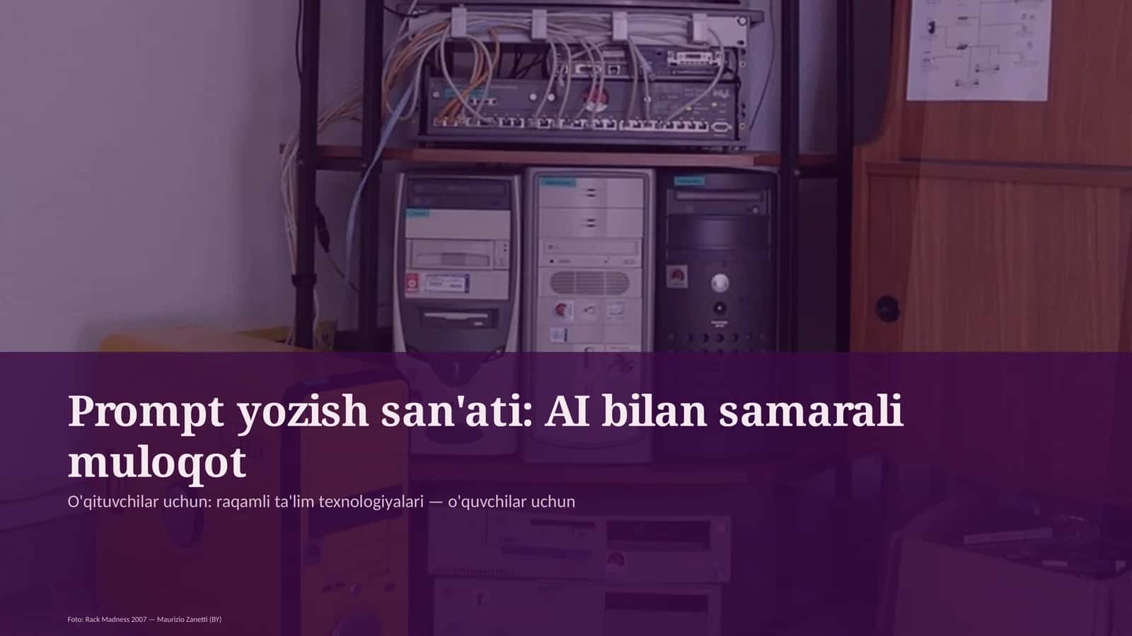 Prompt yozish san'ati: AI bilan samarali muloqot 1