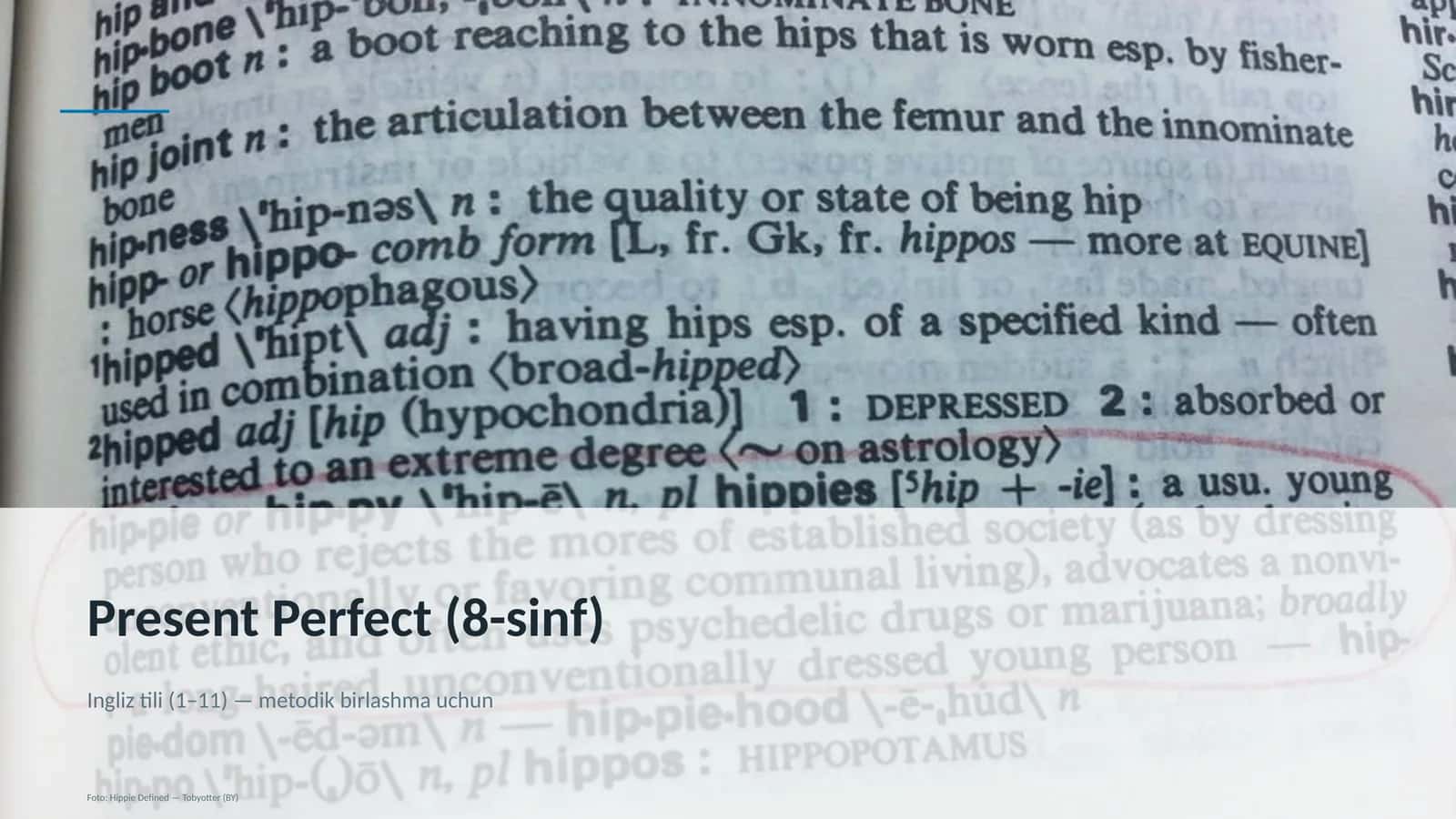 Present Perfect (8-sinf) 1