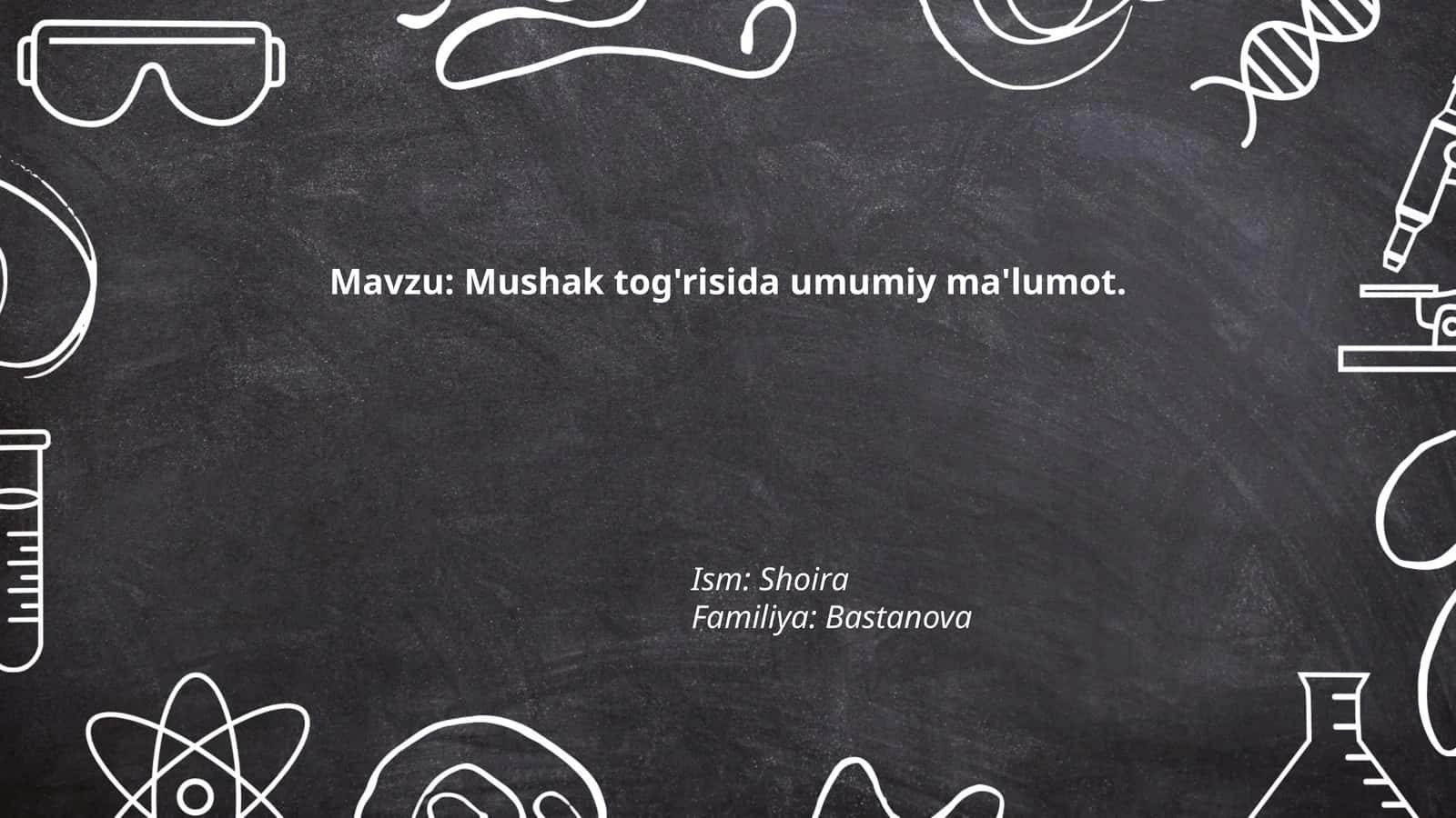 Mushaklarning tuzilishi va funktsiyalari 1