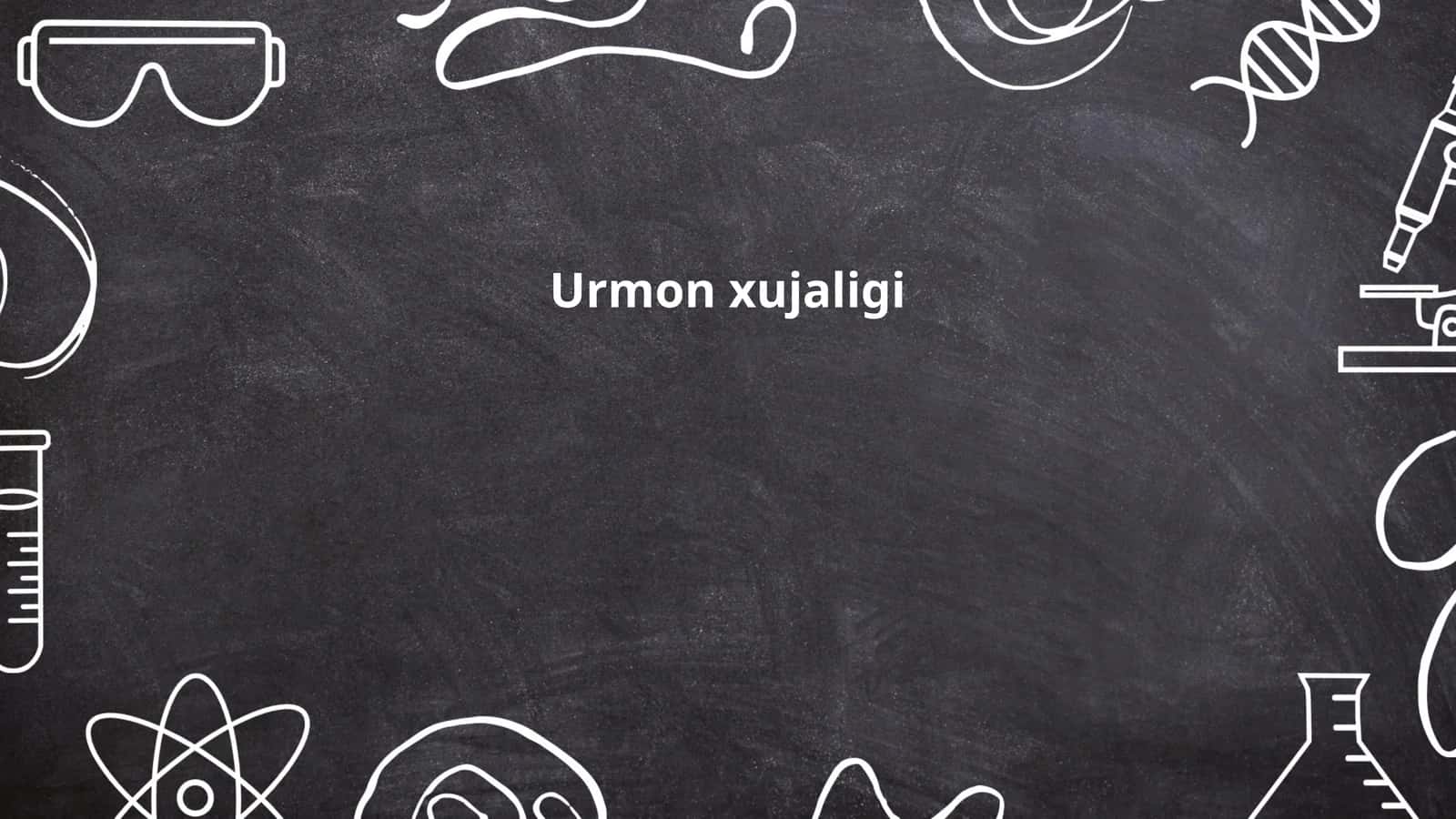 Urmon ekotizimi 1
