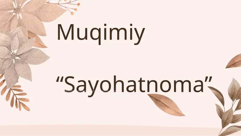 Muqimiy 1