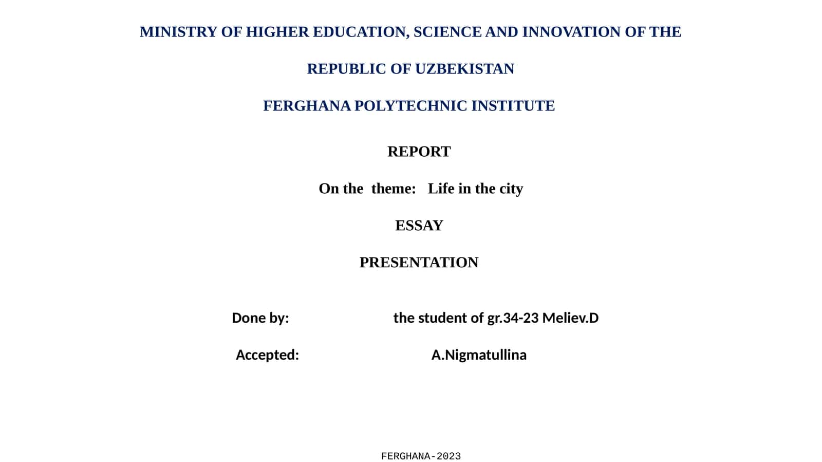 ESSAY 1