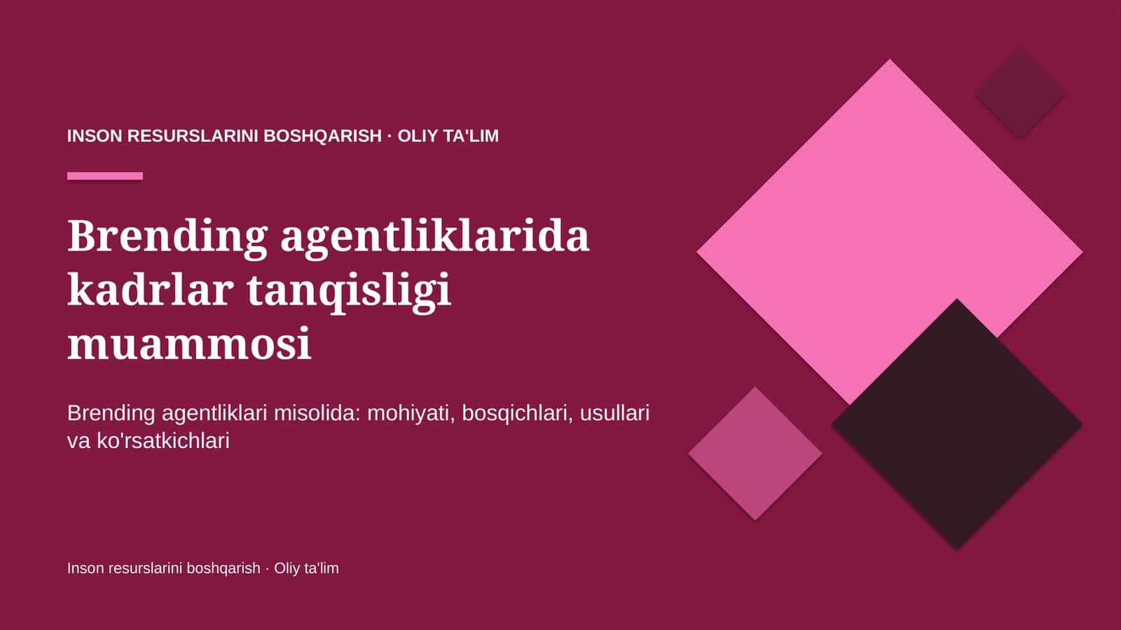 Kadrlar tanqisligi muammosi 1