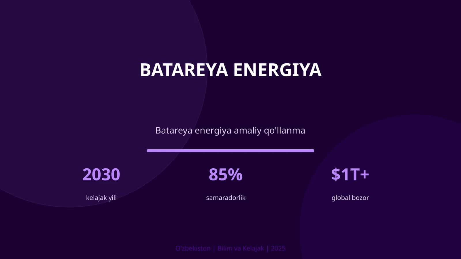 Batareya energiya 1