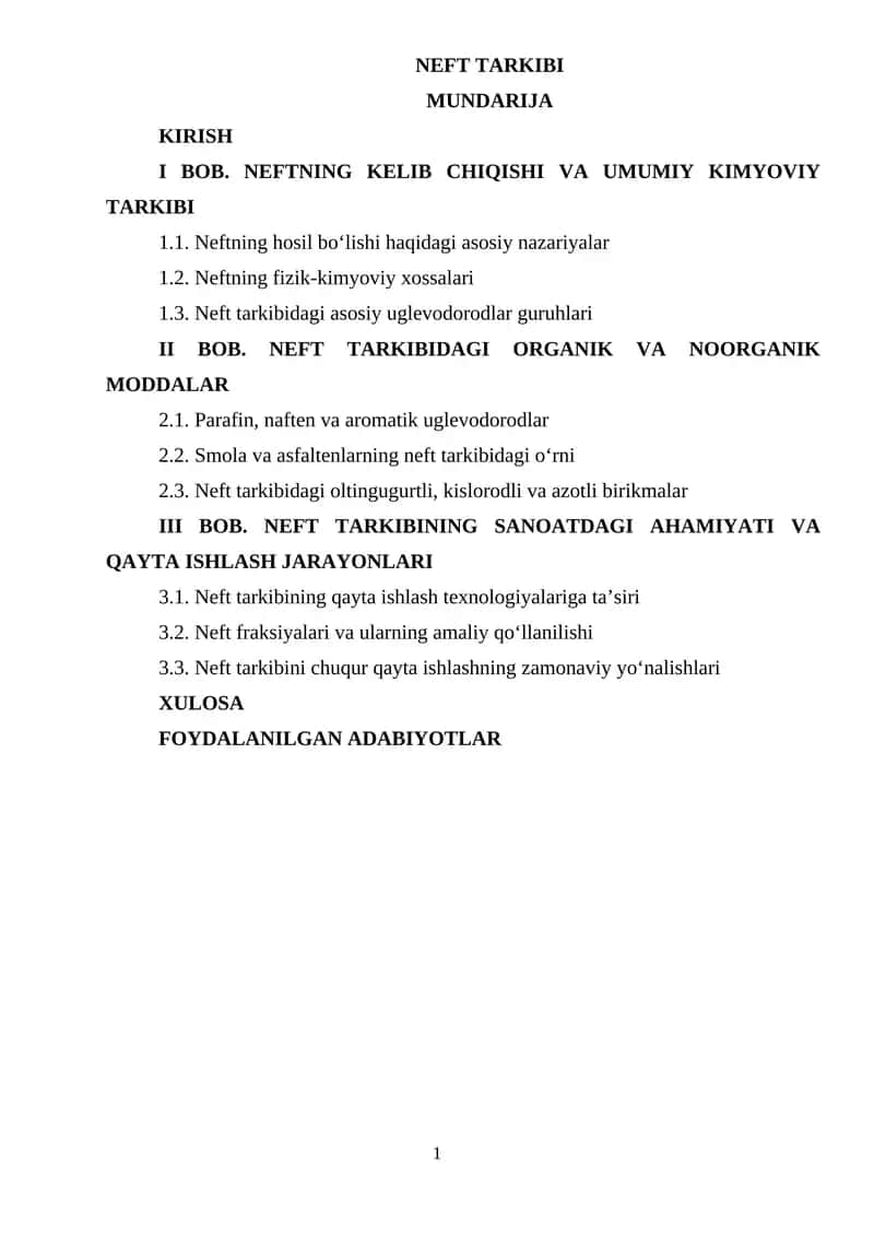 NEFT TARKIBI 1