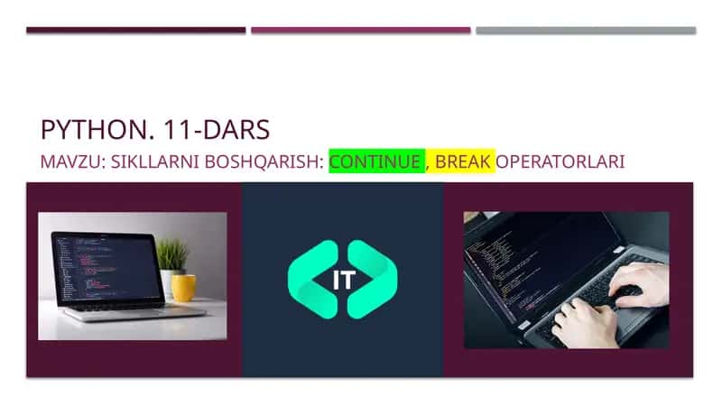 PYTHON. 11-dars 1