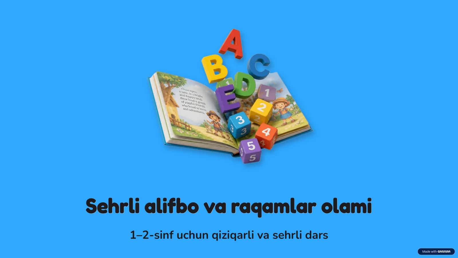 Sehrli alifbo va raqamlar olami 1
