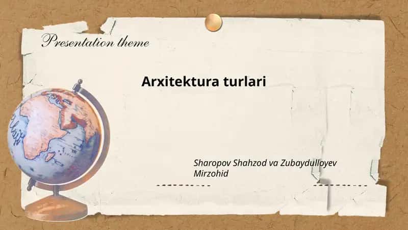 Diniy arxitektura 1