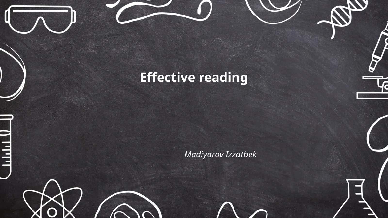 Effective reading 1