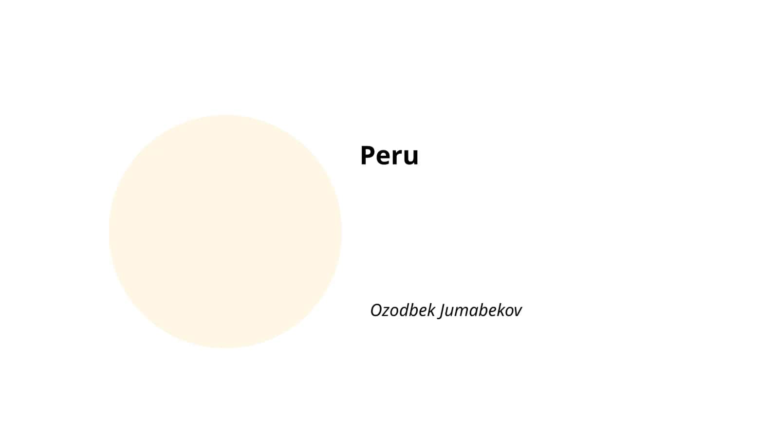 Peru Geography 1